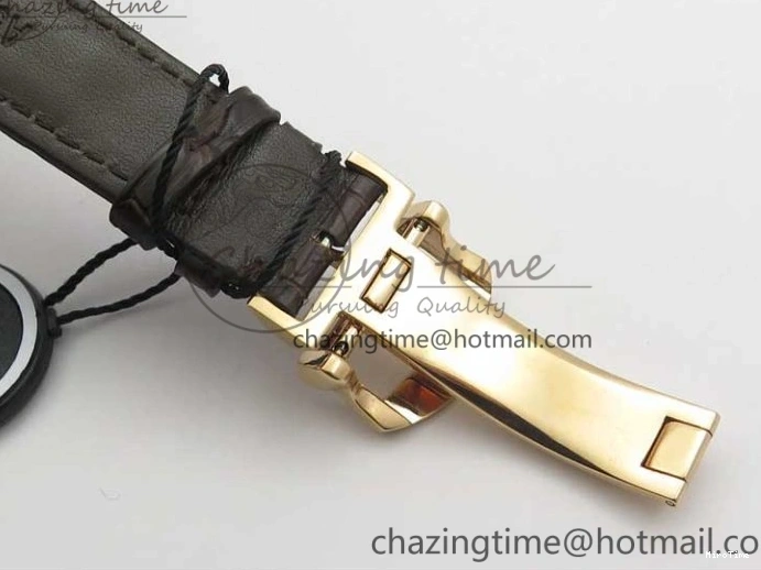 MIROTIME 0220 Efficient Portofino Chrono RG ZF 1:1 Best Edition White Dial on Brown Leather Strap A 7151